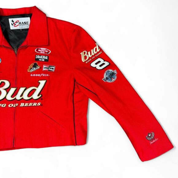 Red budweiser nascar jacket nascar - Picture 4 of 8